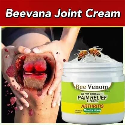 Bee Venom Pain Relief Cream || Bee Venom Joint and Bone Therapy Cream | Ultra Strength Bee Venom Pain Relief Cream (Pack of 2)