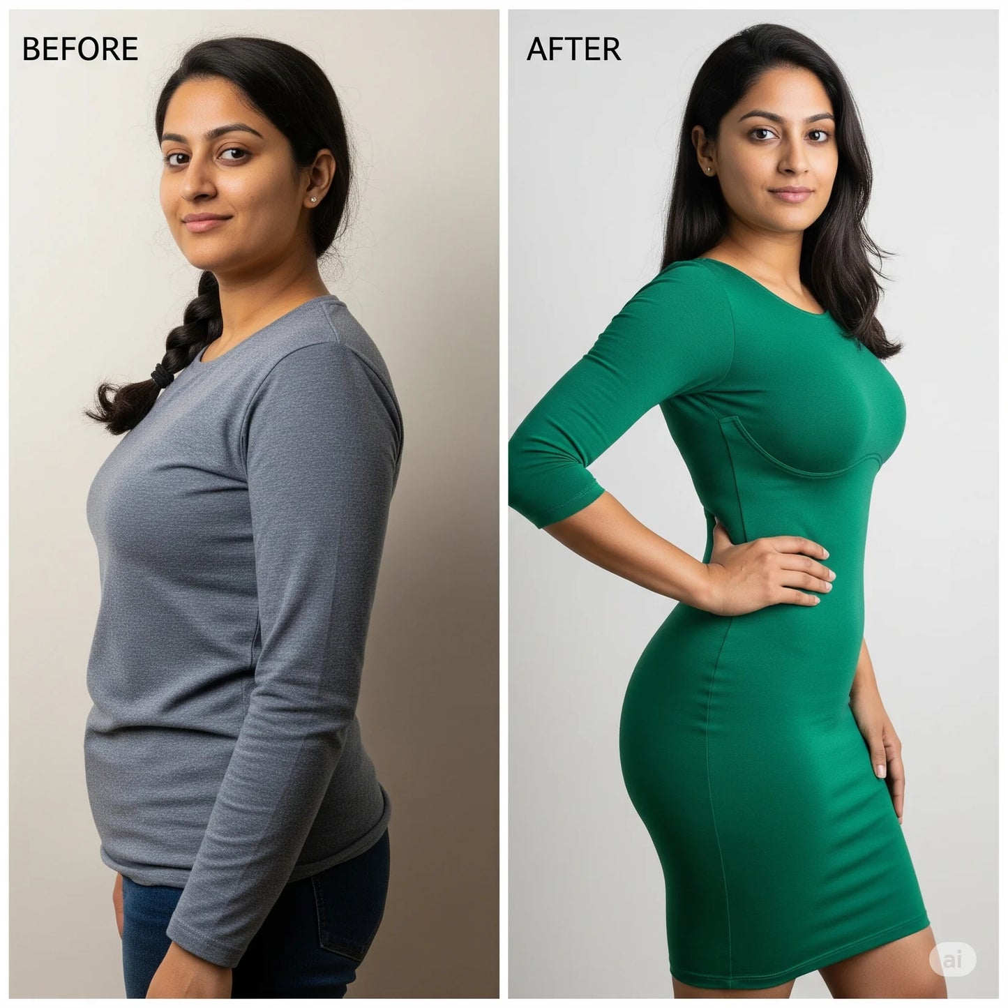4-in-1 Shapewear for Women – Tummy, Thigh, Hip & Back Slimmer