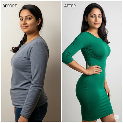 4-in-1 Shapewear for Women – Tummy, Thigh, Hip & Back Slimmer