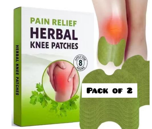 Herbal Knee Quick Pain Relief Patches(Pack of 10)(Set of 2)